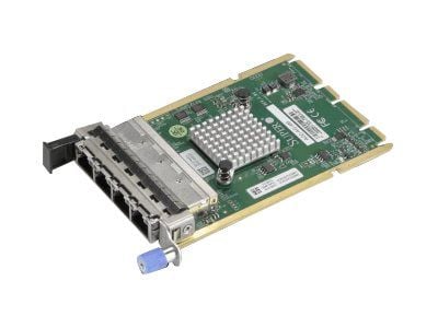 Supermicro AOC-AG-i4M - Nätverksadapter - Advanced I/O Module (AIOM) - Gigabit Ethernet x 4 Supermicro AOC-AG-i4M - Nätverksadapter - Advanced I/O Module (AIOM) - Gigabit Ethernet x 4