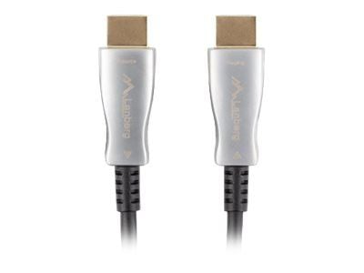 Lanberg CA-HDMI-20FB-0400-BK optinen kaapeli HDMI M/M 40m v2.0 4K AOC