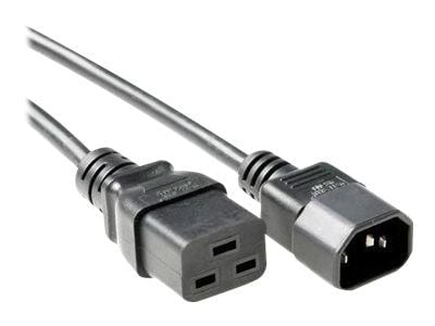 MicroConnect - Strømkabel - IEC 60320 C19 til IEC 60320 C14 - AC 250 V - 10 A - 50 cm - lajiteltu