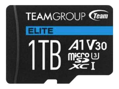Team ELITE - Flashminnekort (SD-adapter inkludert) - 512 GB - A1 / Video Class V30 / UHS-I U3 - microSDXC