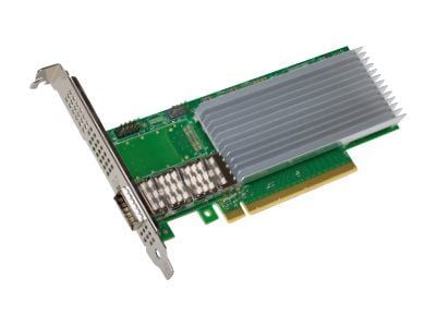 Intel Ethernet Network Adapter E810-CQDA1 - Nätverksadapter - PCIe 4.0 x16 låg profil - QSFP28 x 1