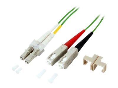 MicroConnect - Nettverkskabel - LC/UPC-multimodus (hann) til SC/UPC-multimodus (hann) - 5 m - 2 mm - fiberoptisk - dupleks - 50 / 125 mikroner - OM...