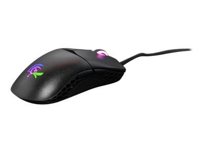 Ducky Feather - Mus - høyre- og venstrehåndet - optisk - 7 knapper - kablet - USB 2.0