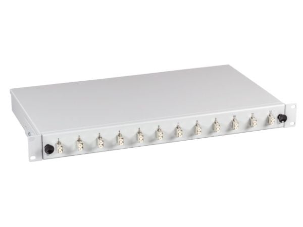 EFB Elektronik B61901.12OM3, 12 stykker, Grå, 1 stykker, Metall, 483 mm, 244 mm