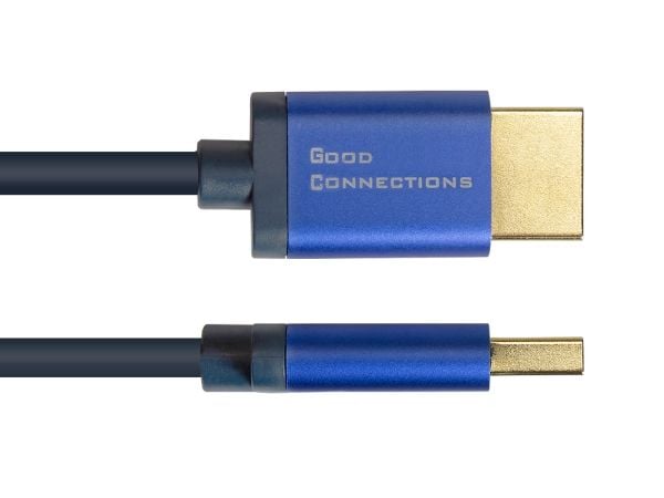 Alcasa 4521-SF005B HDMI-kabel 0,5 m HDMI Type A (Standard) Blau (4521-SF005B)
