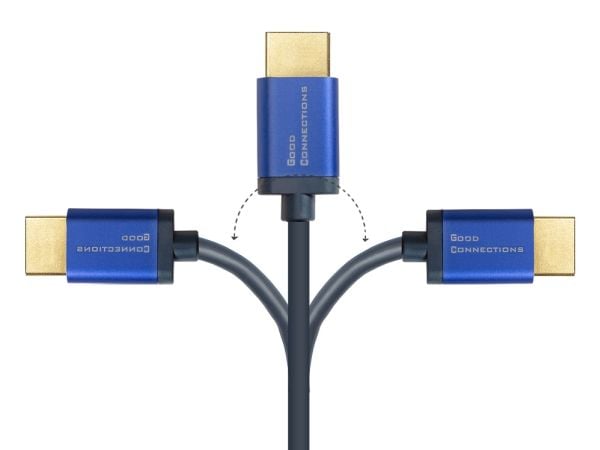 Alcasa 4521-SF005B HDMI-kabel 0,5 m HDMI Type A (Standard) Blau (4521-SF005B)
