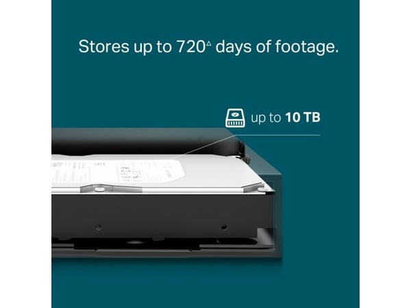 TP-Link VIGI NVR1016H V1 - NVR - 16 kanaler - 0 - med nettverk - kan monteres i rack