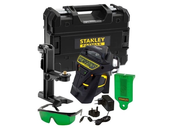 Stanley FATMAX X3G, 35 m, 0,3 mm/m, 4°, 50 m, Grön, Linjelaser