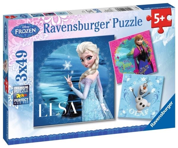 Ravensburger RAVEN. 3x49 EL. Elsa Anna &amp;amp, Olaf