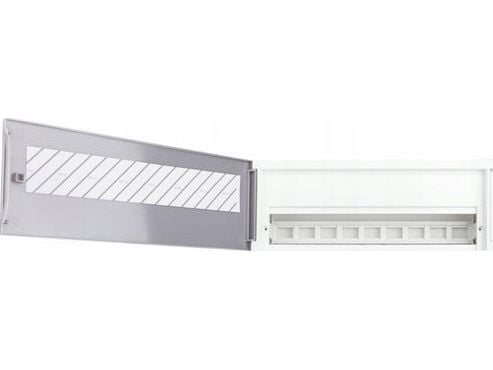 Schneider Electric modular fördelare Mini Pragma 1 x 18 utanpåliggande IP40, transparent dörr (MIP12118T)