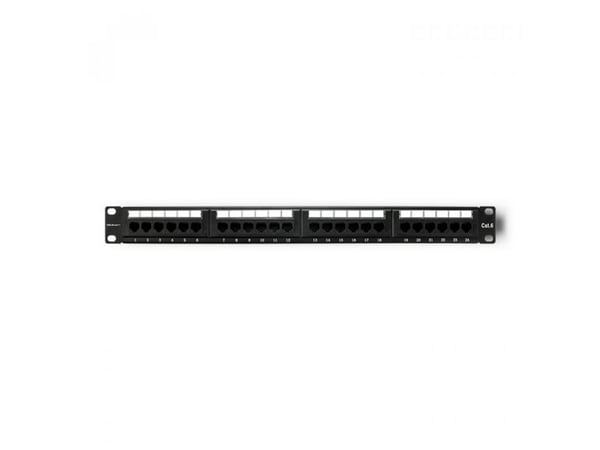 Patch panel RACK 24 ports, cat.6 UTP