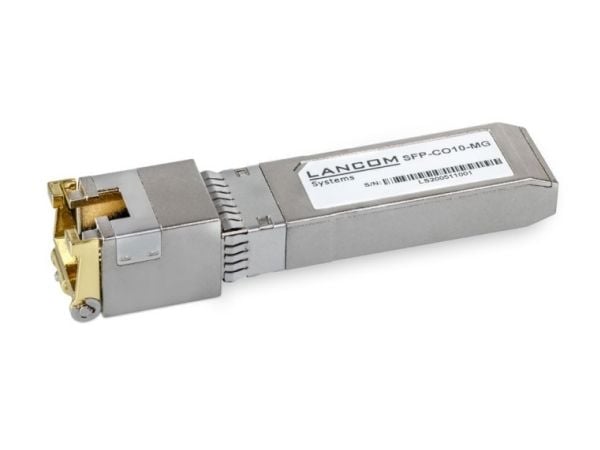 LANCOM SFP-CO10-MG - SFP+ transceivermodul - 10GbE - 10GBase-T - RJ-45 - opp til 30 m (en pakke 10)