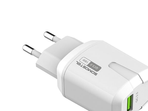 Somostel SMS-Q02 1x USB-A 3.1 A (SMSQ02 WHITE 18W) laturi (SMSQ02 WHITE 18W)