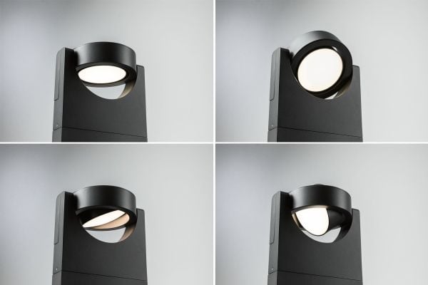 Paulmann 944.07, Antrasitt, Aluminium, IP44, I, Sprutsikker, 1 ampuller