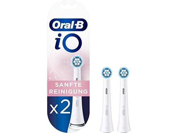 Oral-B iO Series Gentle Care tandborsthuvuden - Vit - 2-pack