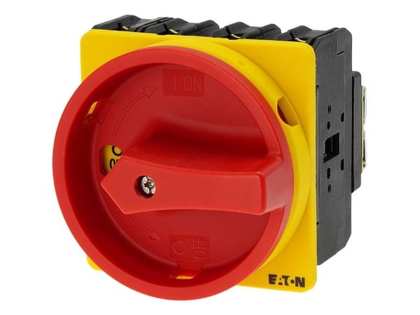 Eaton P3-100/EA/SVB/N, Kiertokytkin, 3P, Punainen, Keltainen, IP65, 100 A
