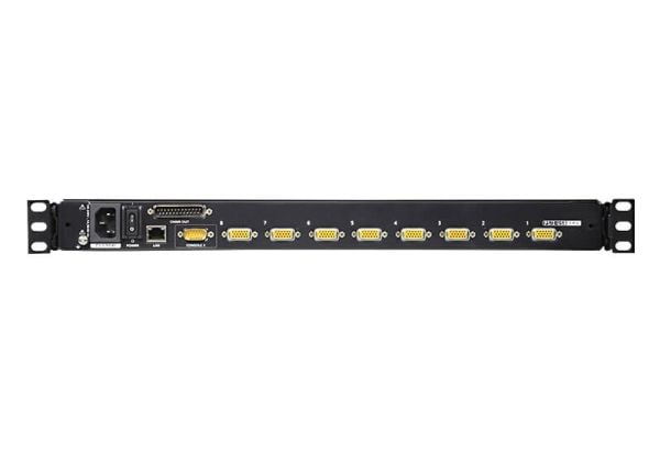 ATEN CL5708IN, 1280 x 1024 pikseliä, Ethernet LAN, SXGA, Telineasennus, 29,8 W, 1U