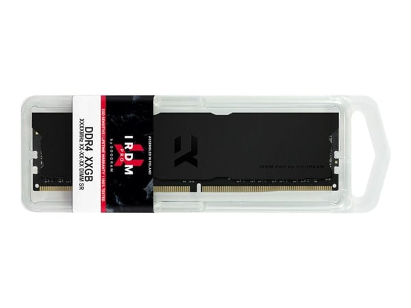 GOODRAM IRDM PRO - DDR4 - modul - 16 GB - DIMM 288-pin - 3600 MHz / PC4-28800 - CL18 - 1.35 V - ikke-bufret - ikke-ECC - mørkesvart