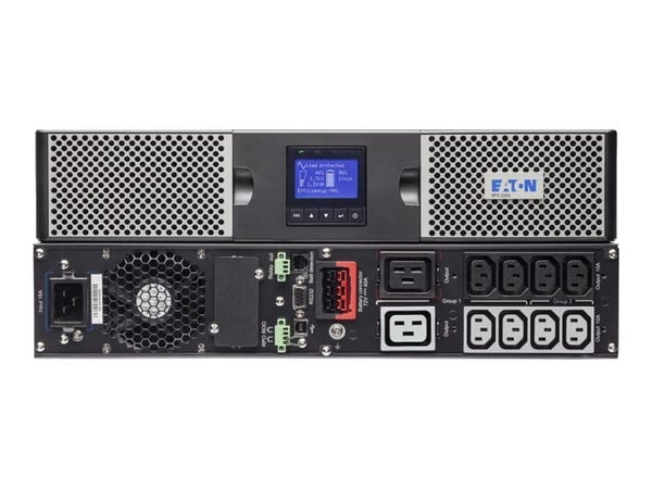 Eaton 9PX 2200i RT2U - UPS (rackmonterbar/ekstern) - AC 200/208/220/230/240 V - 2200 watt - 2200 VA - enkeltfase - RS-232, USB - utgangskontakter: ...