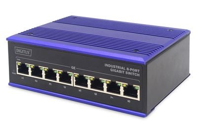 Digitus DN-651119, Hallitsematon, L2, Gigabit Ethernet (10/100/1000), Täysin kaksipuolinen, Seinäkiinnitteinen