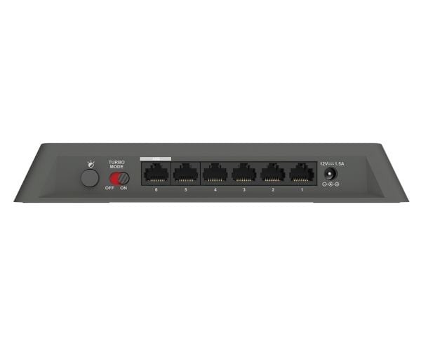 D-Link DMS-106XT - Switch - smart - 5 x 100/1000/2.5G + 1 x 100/1000/2,5G/5G/10G (upplänk) - skrivbordsmodell