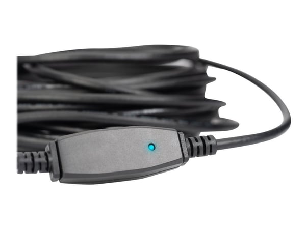 DIGITUS - USB forlængerkabel - USB Type A (han) til USB Type A (hun) - USB 3.0 - 20 m - aktiivinen - lajittelu - lajittelu