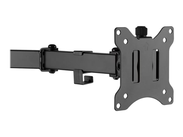 DIGITUS DA-90401 - Stativ - for 2 buede / flate paneler - stål - matt svart - skjermstørrelse: 15"-32" - skrivebordsstativ