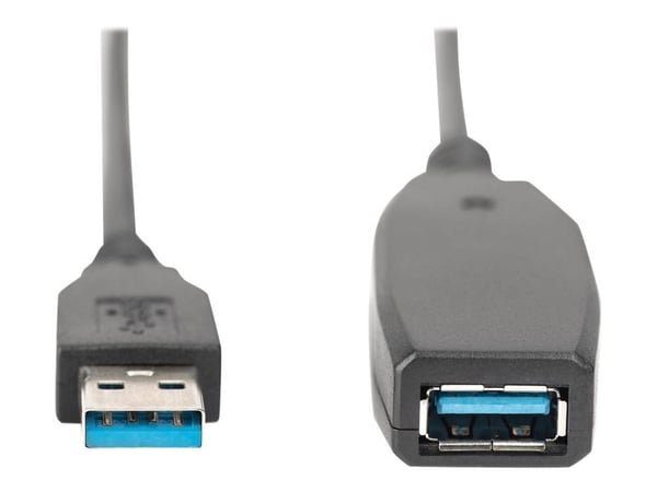 DIGITUS - USB forlængerkabel - USB Type A (han) til USB Type A (hun) - USB 3.0 - 20 m - aktiivinen - lajittelu - lajittelu