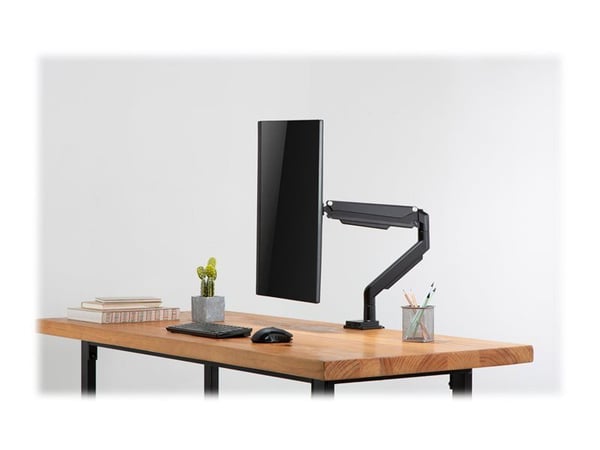 DIGITUS DA-90394 - Monteringssett - for LCD-skjerm - plastikk, aluminium, stål - matt svart - skjermstørrelse: 17"-32" - skrivebordsmonterbar