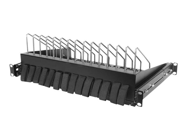 Digitus DN-97665 - Rackhylde - sort, RAL 9005 - 1U - 19"