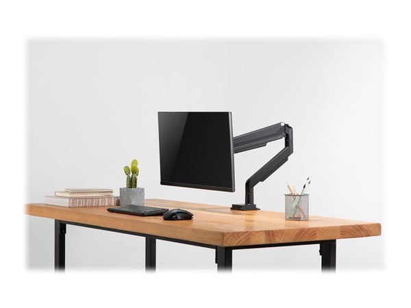 DIGITUS DA-90394 - Monteringssett - for LCD-skjerm - plastikk, aluminium, stål - matt svart - skjermstørrelse: 17"-32" - skrivebordsmonterbar