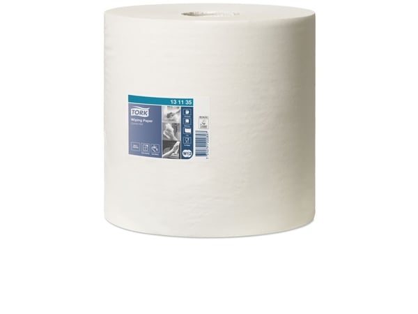 Aftørringsrulle Tork Standard W1/W2 Industri 1-lag 24.5cm x460m,2 rl x 460 m/krt