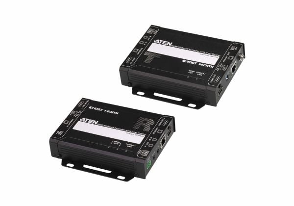 ATEN VE814A HDMI HDBaseT Extender with Dual Output - Sender og mottaker - video/lyd/infrarød/seriell-utvider - HDBaseT - 2 porter - opp til 150 m