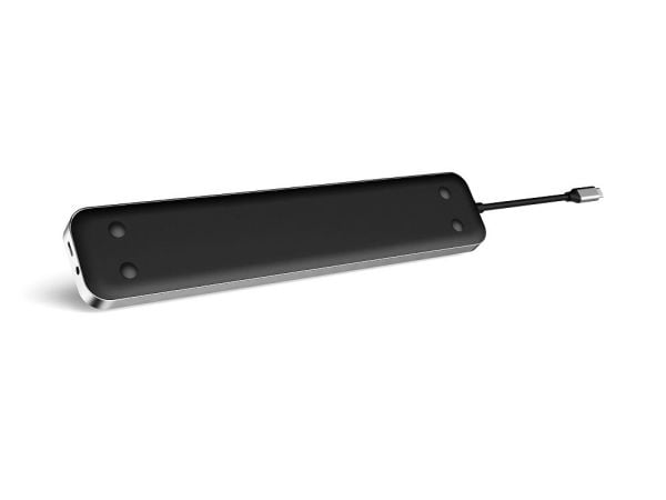 ALLNET PSUC2501, USB 3.2 Gen 1 (3.1 Gen 1) Type-C, 100 W, harmaa, MicroSD (TransFlash), SD, 3,5 mm, DisplayPort, HDMI, RJ-45, USB 3.2 Gen 1 (3.1 Ge...