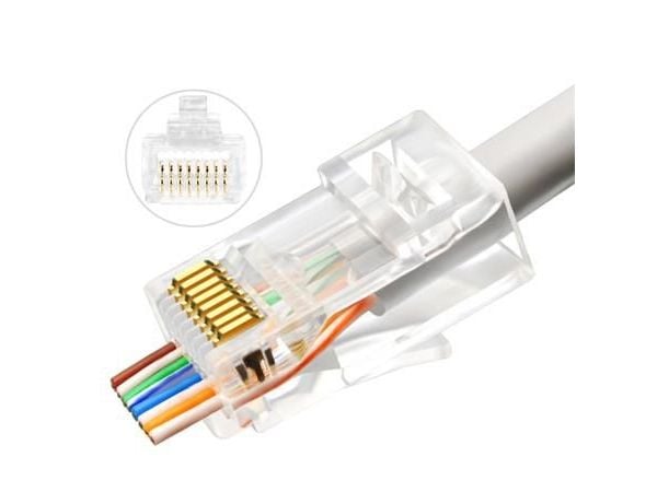 Lanview LVN125305, RJ45, Läpinäkyvä, Uros, Suora, Cat6, U/UTP (UTP)