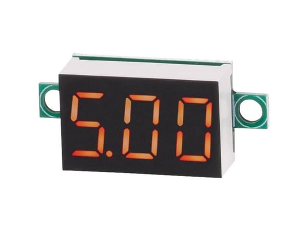 Joy-it voltmeter med tresifret LED-display, 3 til 30 volt, 0,90 cm (0,36") (0,914 cm) (VM330)