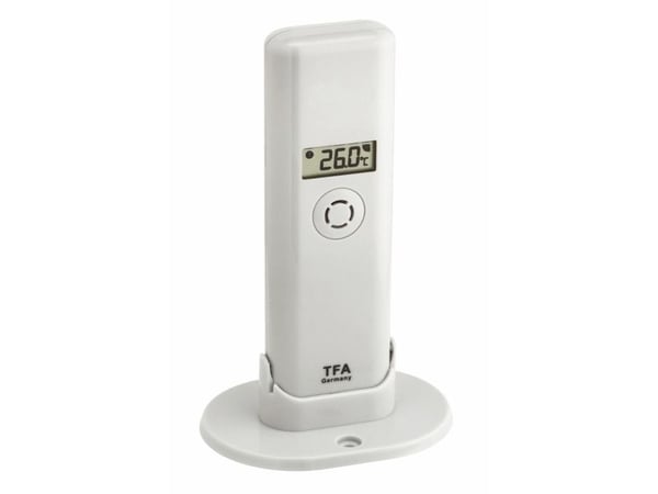 TFA-Dostmann WeatherHub, Luftfuktighet, Temperatur, Wi-Fi, 868 MHz, -40 - 60 ° C, LCD, 200 m