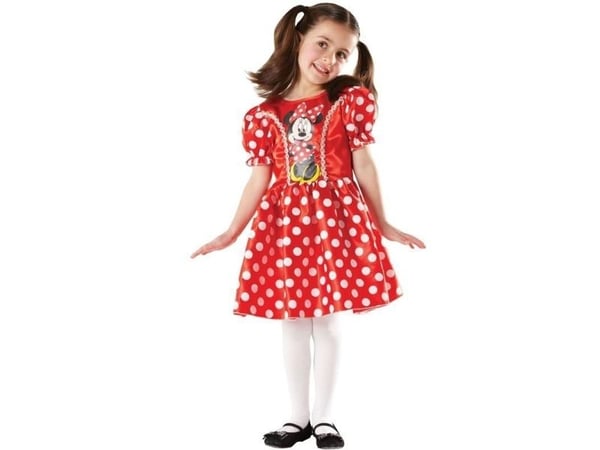 Disney Junior Minnie Mouse Classic Rød Kostume (3-9 år)(Str. 104/S)