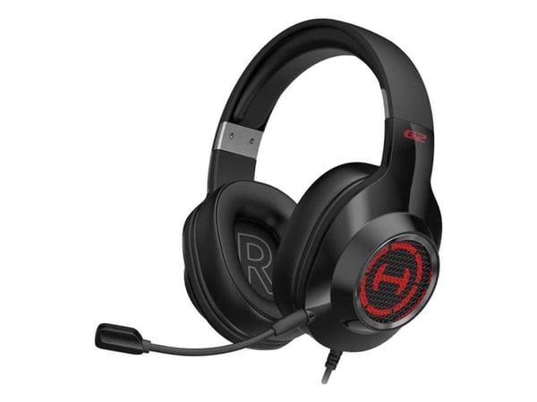 Edifier G2 II, Langallinen, Pelaaminen, Kuulokkeet, Musta, Punainen
