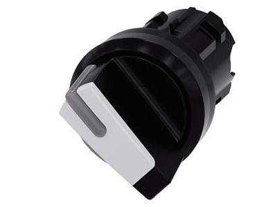 Siemens 3SU1002-2BC60-0AA0, Muovi, Musta, Valkoinen, 23 g, 30 mm, 28 mm, 52 mm
