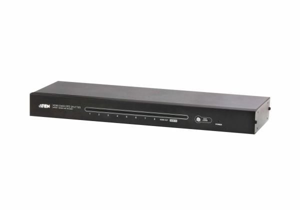 ATEN VS1808T HDMI Over Cat 5 Splitter - Video/lyd-forlenger - HDMI - over CAT 5 - 8 porter - opp til 60 m