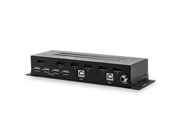 Lindy 39306, 3840 x 2160 piksler, 4K Ultra HD, Svart