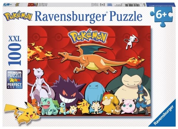 Ravensburger Pokemon 100 XXL, 100 stykker, Tegneserier, 6 år