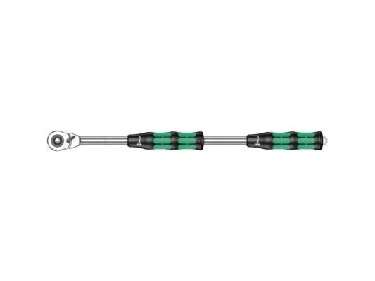 Wera Zyklop Hybrid Set, Pipenøkkelsett, 2 stykker, Sort, Kromfarget, Grønn, CE, Skrallehåndtak, 1 stykker