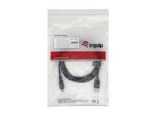 Equip 128885, 2 m, USB A, USB C, USB 2.0, 480 Mbit/s, Lajittelu