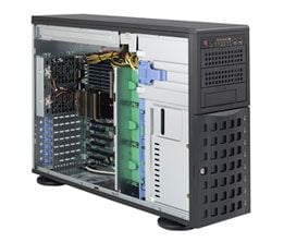 Supermicro SC745 BTQ-R920B - Tower 4U - utvidet ATX (E-ATX) - SATA/SAS - hot-swap 920 watt - svart - USB