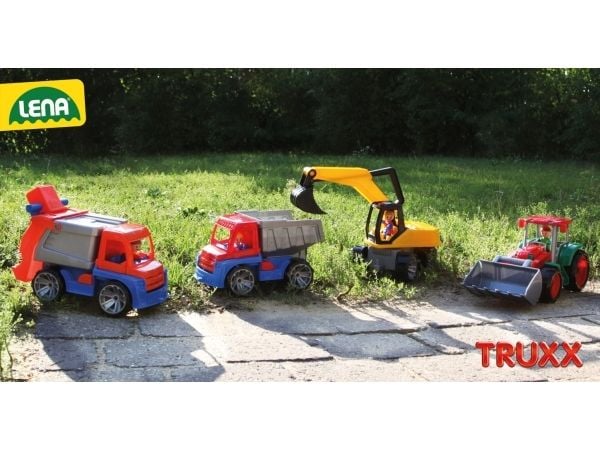 Lena TRUXX 04417, Traktor, 2 år, Plast, Sort, Grønn, Grå, Rød