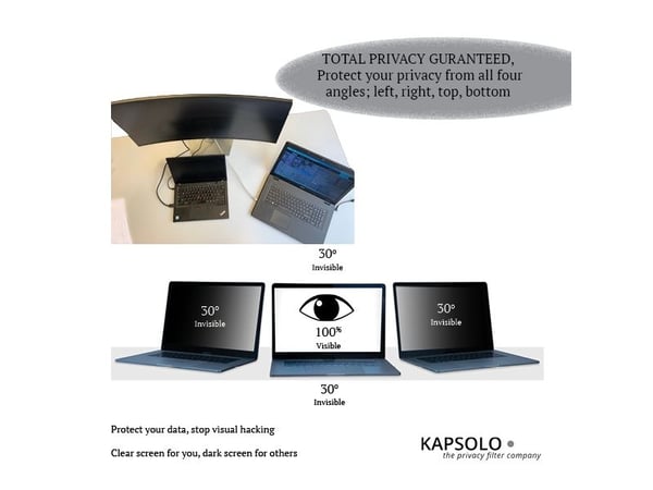 KAPSOLO ACER Switch Alpha 12, KAP10163 skjermfilter 30,5 cm (12") Rammeløst skjermfilter 2H, 30,5 cm (12"), Laptop, 2H, Privatliv, 38 g