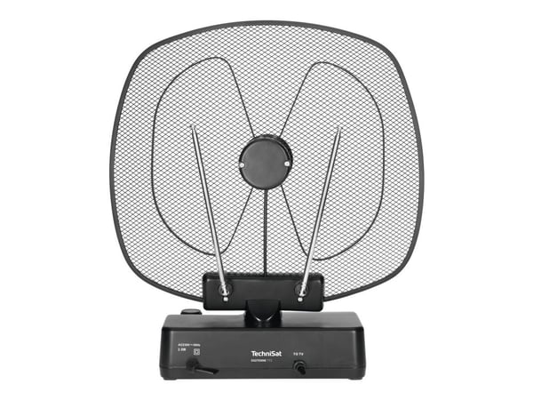 TechniSat DigiTenne TT2, Sisätila, Musta, 5 dB, DVB-T,DVB-T2, IEC, 75 O
