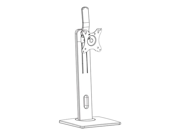 DELTACO Office ARM-0310 - Stativ - for LCD-skjerm - svart - skjermstørrelse: 17"-32" - frittstående